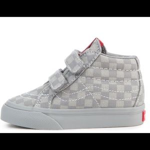 TODDLER VANS SK8-MID CHECKER (US Toddler Size 6)